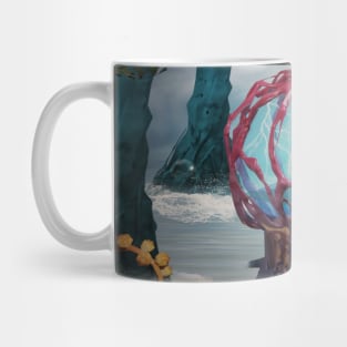 In the coocon on the beach Mug